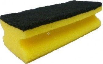Esfrego Salva-Unhas Profissional Preto 15 x 7 x 4,5 Cm Pack 8 Unidades