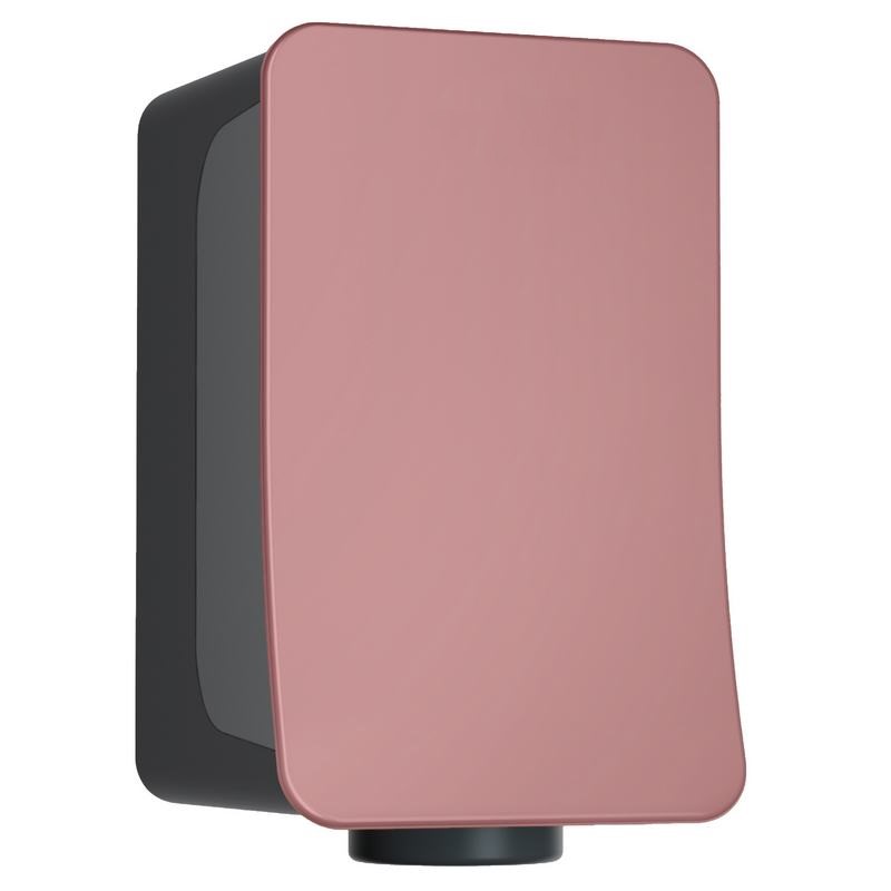 Secador de m�os autom�tico FUSION equipado com luzes germicidas UV-C. ABS cor de-rosa