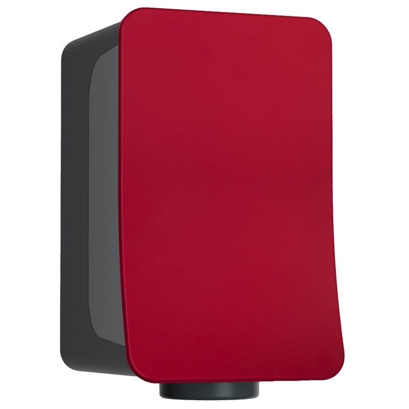 Secador FUSION autom�tico de m�os com secagem ultrarr�pida e       silenciosa. ABS, cor vermelho-cereja