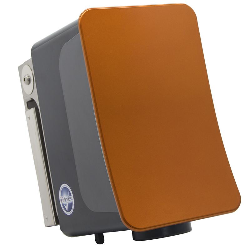 Secador autom�tico de p�s FUSION com secagem ultrarr�pida e silenciosa. ABS, cor-de-ab�bora