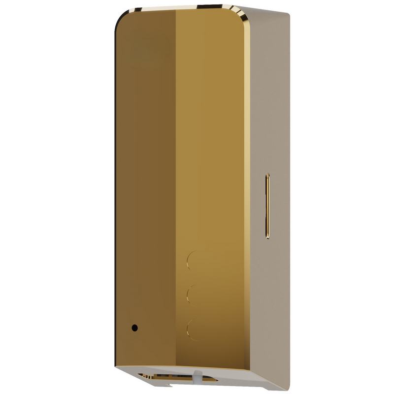 Doseador Autom�tico EVO de sab�o l�quido de a�o inoxid�vel 1000 ml Acabamento dourado brilhante