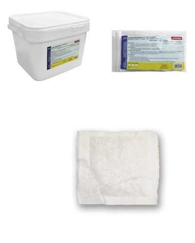3 X Baldes  saquetas de enzimas em p� para o recipiente higi�nico  feminino. Embalagem com 150 unidades.