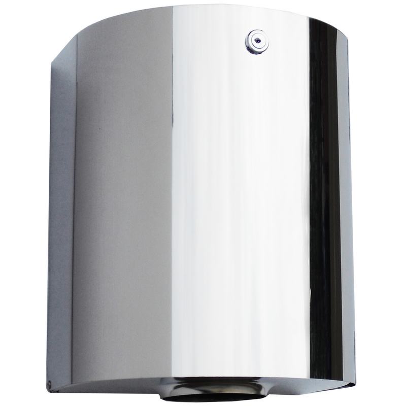 Dispensador mini de Rolo de Extra��o Central de a�o inoxid�vel Acabamento brilhante