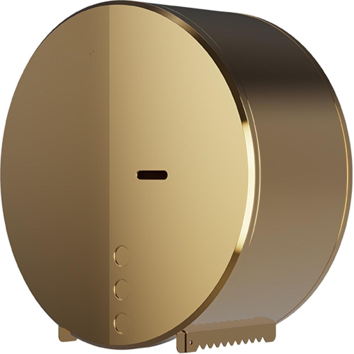 Dispensador de papel higi�nico a�o inoxid�vel dourado brilhante Evo