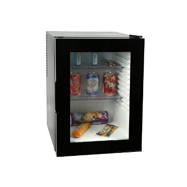 Minibar 40 Lt Preto Porta Vidro 