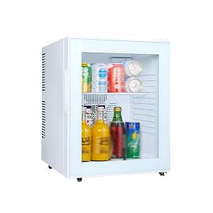 Minibar com porta de vidro Branco - 30 litros