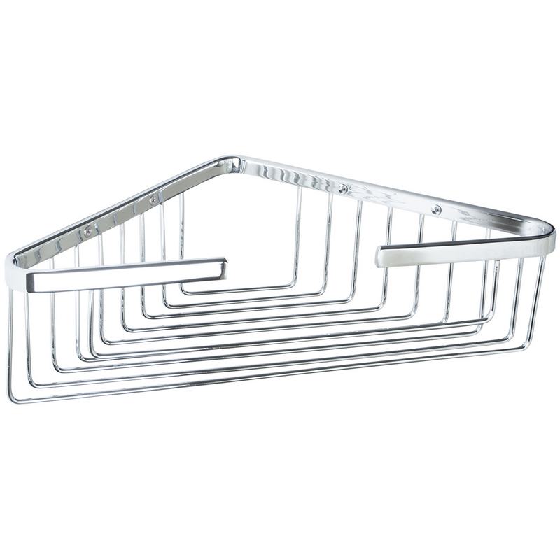Saboneteira triangular em a�o inoxid�vel. Acabamento brilhante. Comprimento: 340 mm