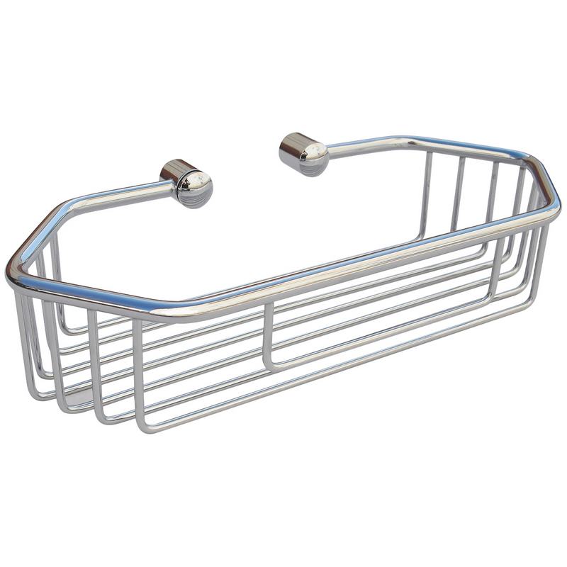Saboneteira rectangular em a�o inoxid�vel. Acabamento brilhante