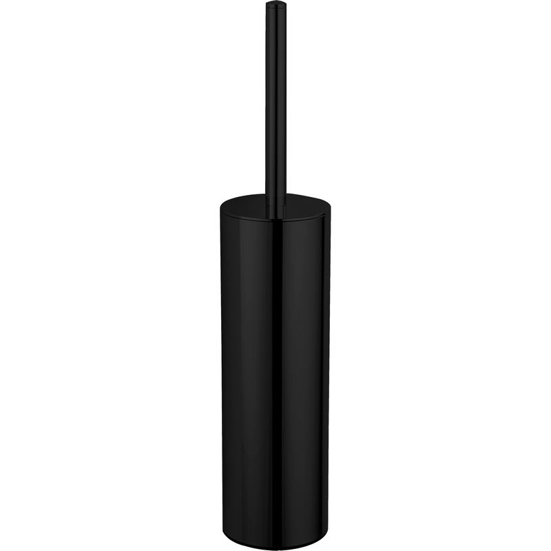 Porta-escovas com suporte de parede em a�o inoxid�vel AISI 304. Acabamento em preto