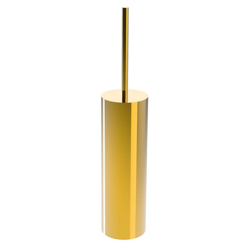 Pia�aba/Escova de sanita suporte a�o inoxid�vel dourado brilhante