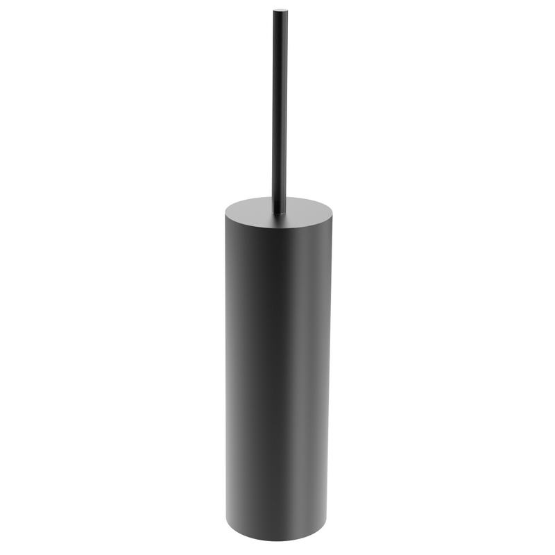 Porta-escovas com suporte de parede em a�o inoxid�vel. Acabamento PVD Acabamento: Gun metal