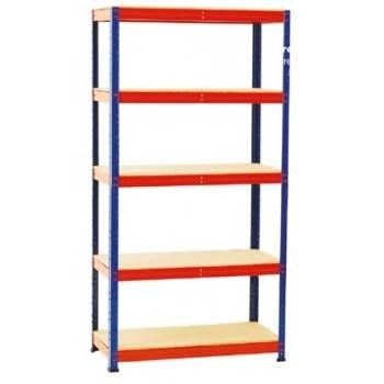 Kit Metlico com Encaixe 5 prateleiras 177X90X45cm 