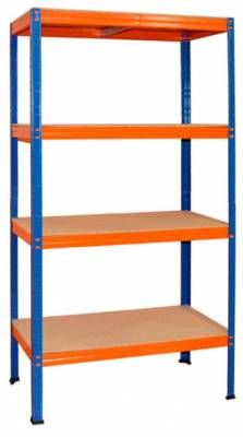 Kit Metlico com Encaixe 4 prateleiras 177X90X45cm 