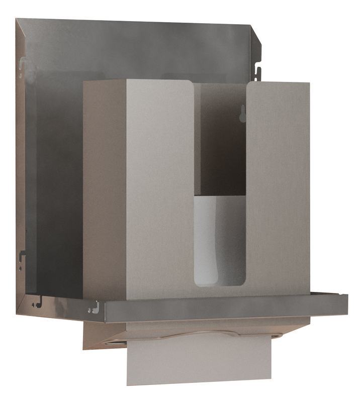 Artigo para o sistema multi-m�dulos MUMO equipado com um dispensador manual de toalhas de papel.