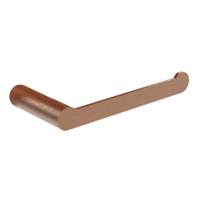 Suporte de reserva para rolos em a�o inoxid�vel AISI 304. Acabamento em bronze escovado PVD