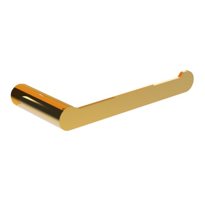 Suporte de rolo de reserva em a�o inoxid�vel AISI 304. Acabamento PVD dourado brilhante