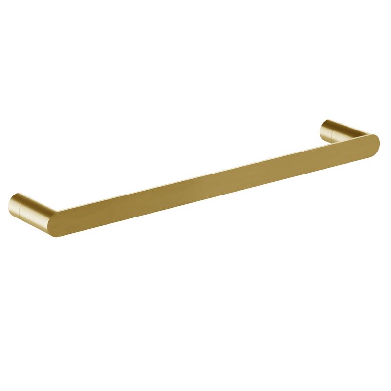 Toalheiro em a�o inoxid�vel AISI 304, 40 cm. Acabamento em ouro escovado PVD