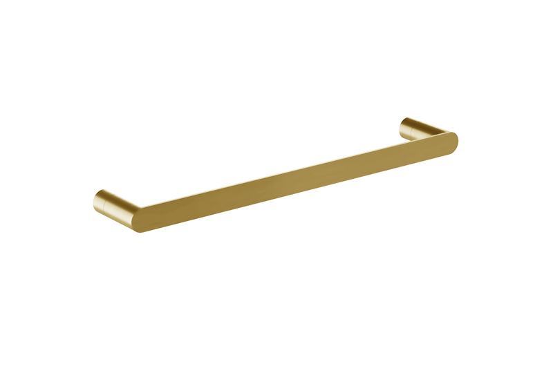 Toalheiro em a�o inoxid�vel AISI 304, 40 cm. Acabamento PVD dourado brilhante