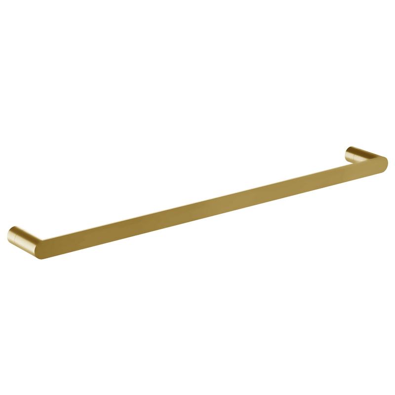 Toalheiro em a�o inoxid�vel AISI 304, 60 cm. Acabamento dourado escovado PVD