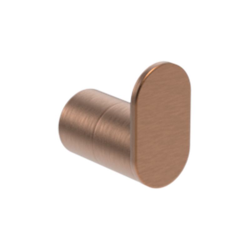 Cabide em a�o inoxid�vel AISI 304. Acabamento em bronze escovado PVD