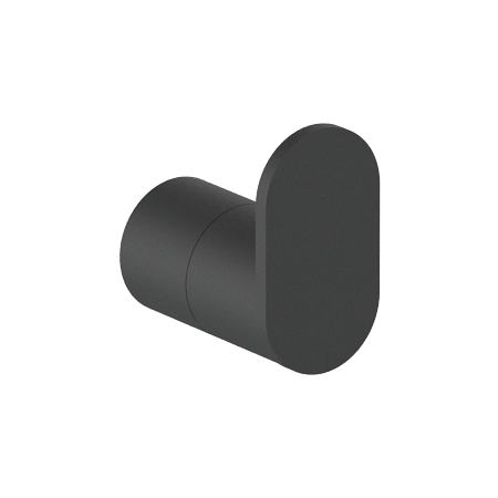 Cabide em a�o inoxid�vel AISI 304. Acabamento em preto