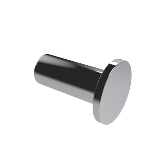 Cabide em a�o inoxid�vel AISI 304. Acabamento brilhante