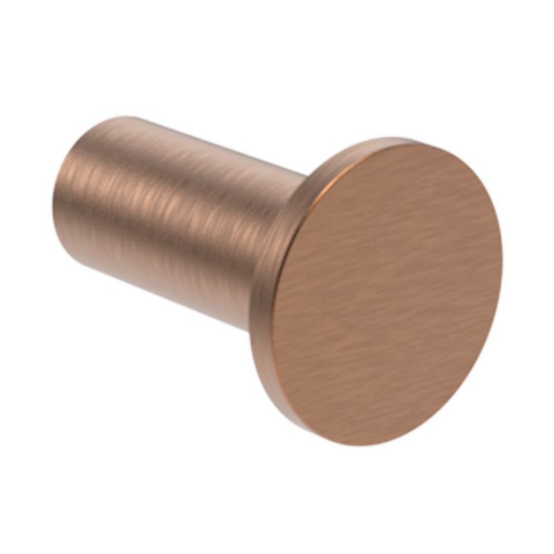 Cabide em a�o inoxid�vel AISI 304. Acabamento em bronze escovado PVD