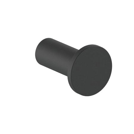Cabide em a�o inoxid�vel AISI 304. Acabamento em preto