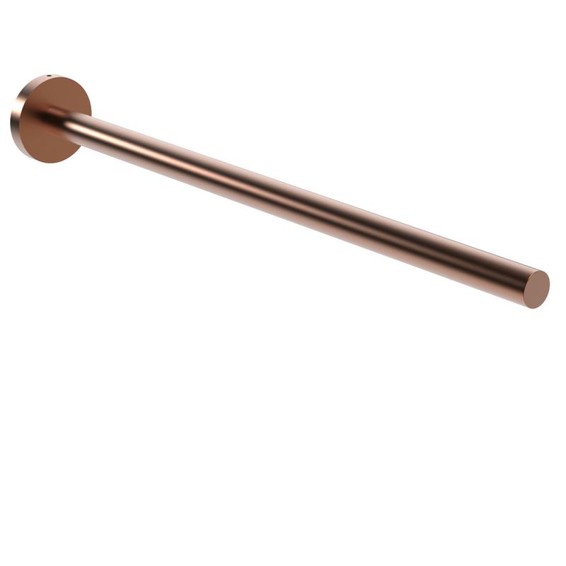 Toalheiro vertical. Acabamento em bronze escovado PVD