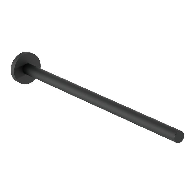Toalheiro vertical em a�o inoxid�vel AISI 304. Acabamento em preto
