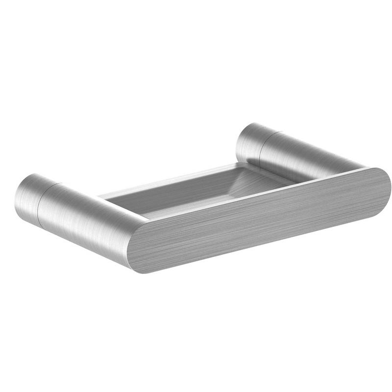 Saboneteira em a�o inoxid�vel AISI 304. Acabamento acetinado