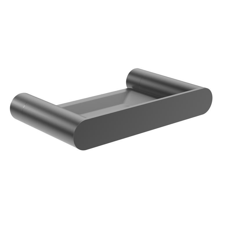 Saboneteira em a�o inoxid�vel AISI 304. Acabamento PVD Acabamento: Gun Metal 