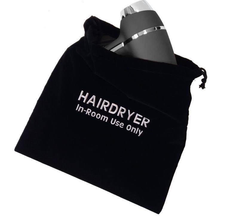 Bolsa de veludo preta para Secador de Cabelo 1875 W ALTEO Preto