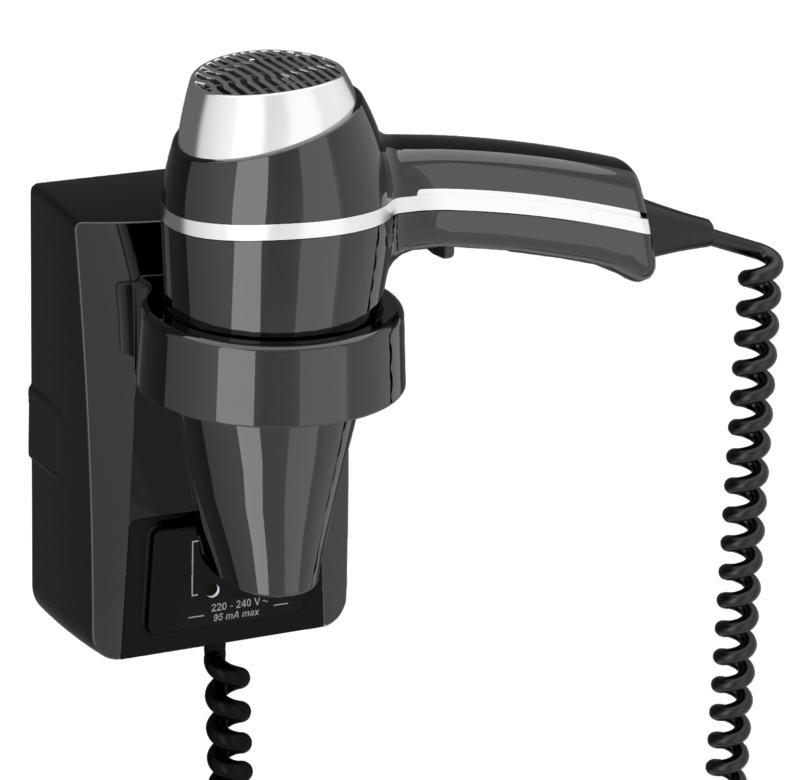 Secador de cabelo Clipper ll com base e tomada 