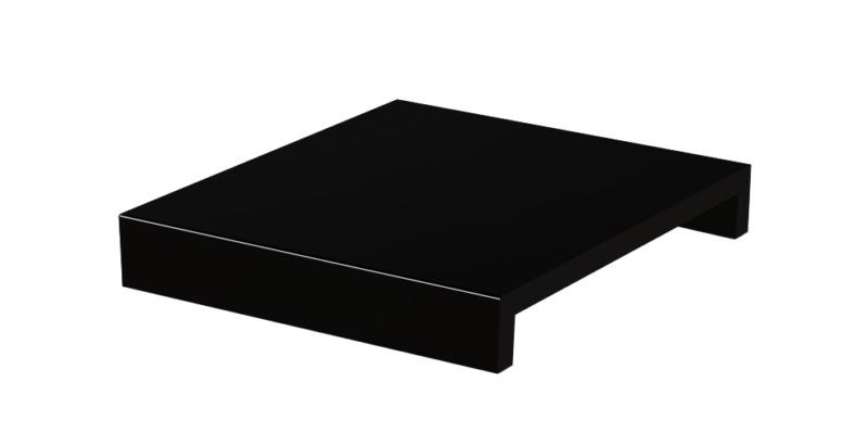 Segunda Bandeja / Tabuleiro Orchestro para casa de banho, preta