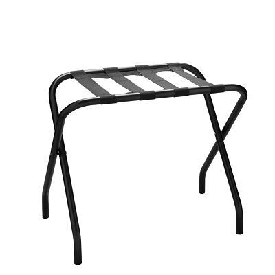 Suporte para mala de HOTEL em a�o cor preto fosco