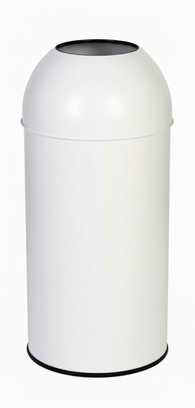 Papeleira aberta de reciclagem Open Dome branco mate 40 Lt