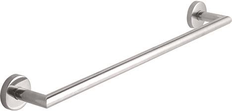 Toalheiro / Porta Toalhas simples em a�o inoxid�vel 304 com acabamento em cromado 1 barra