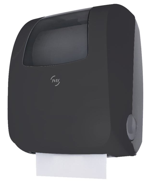 Dispensador Toalheiro autom�tico Cleantech preto mate