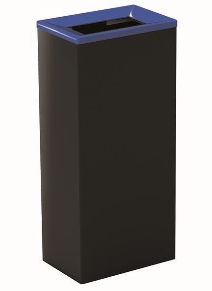 Tampa azul para contentor met�lico de 60 L