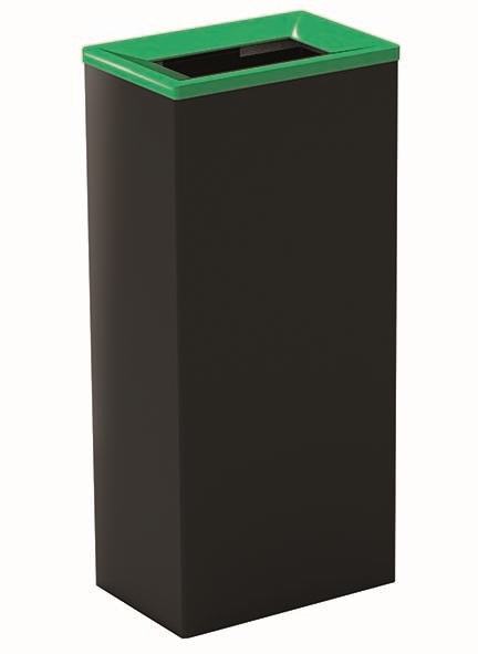 Tampa verde para contentor met�lico de 60 L