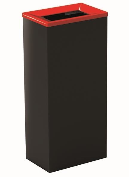 Tampa vermelho para contentor met�lico de 60 L