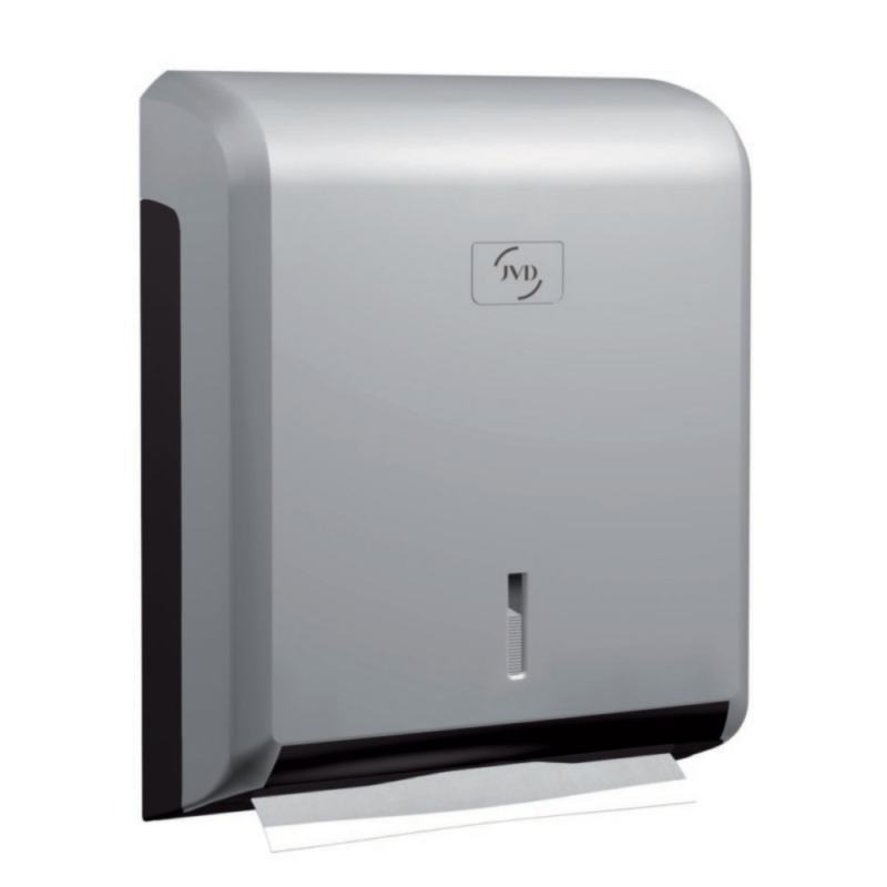 Toalheiro Dispensador Pl�stico ABS Prata Cinzento CLEANLINE