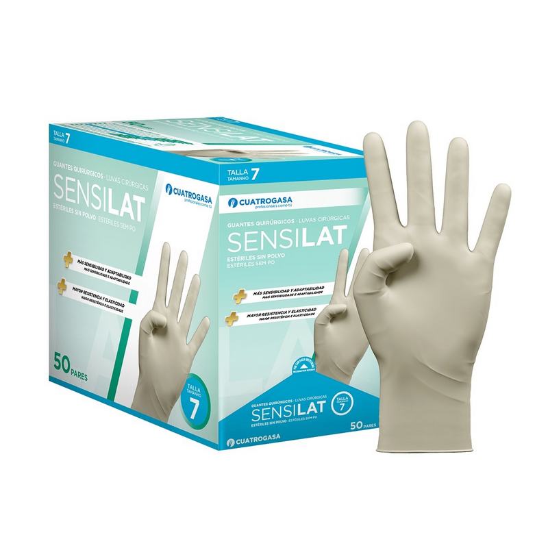 Luvas Cir�rgicas SENSILAT 50 Pares 