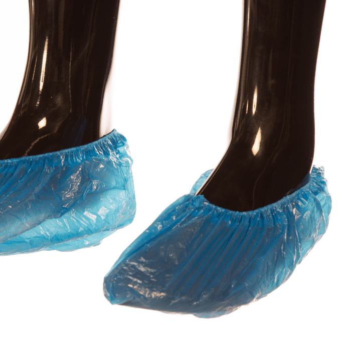 Cobre Sapatos Azul Polietileno Pack 100 Unidades