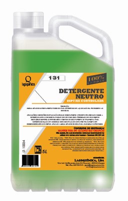 LQ-131 Detergente Neutro Espuma Controlada (auto-lavadoras) 5 lt