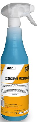 LQ-207 VITREO Limpa Vidros x 0,750 ml CX 12 UNIDADES