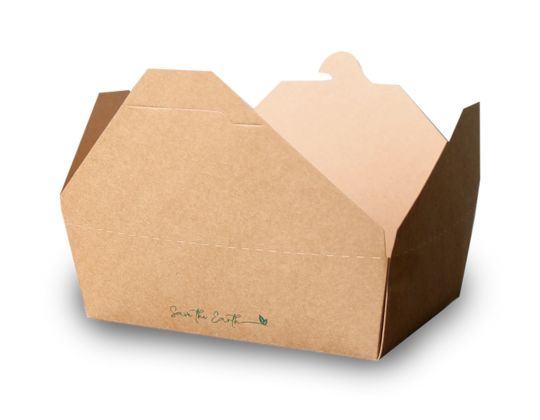 Caixa Cart�o Take Away Kraft  Rectangular 215X160X90-2800 ml-40  UnIdades