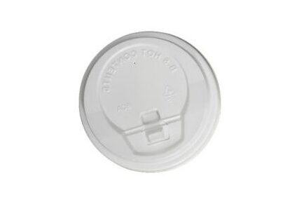 Tampa Branca Sip  Comp copos 08- Oz / 12 Oz 0,80 MM Manga 50 Unidades