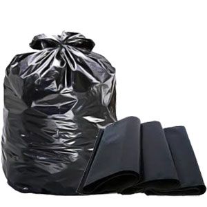 SACO PEBD LIXO PRETO 60X80X0.06 10 KG